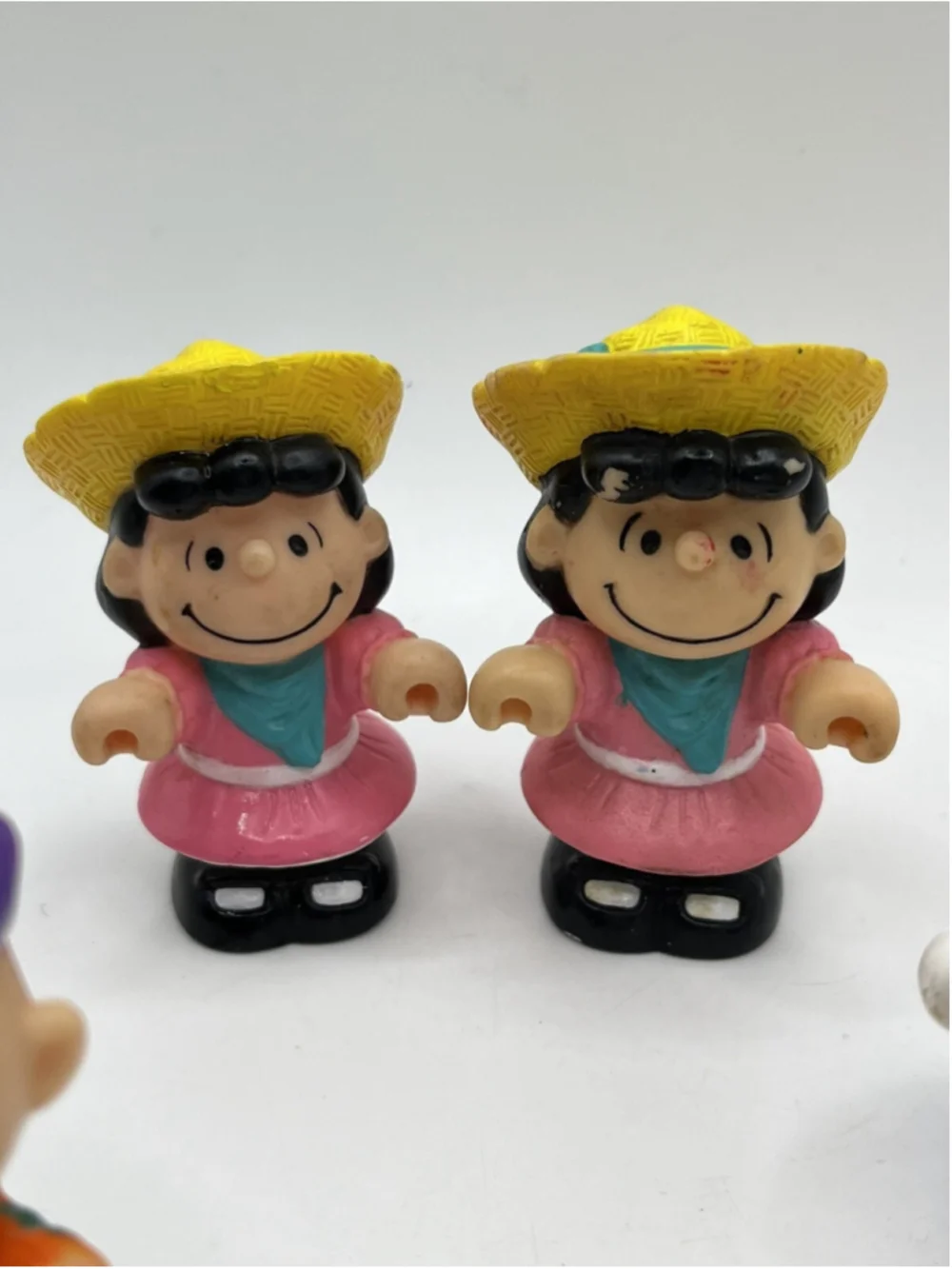 5 Vintage 1989 McDonald's Peanuts Snoopy Down on the Farm Happy Meal Cake Topper